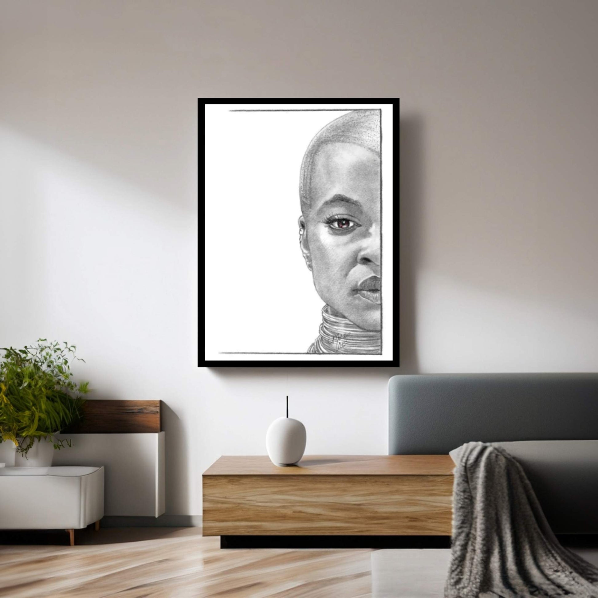 Okoye Canvas Wall Art - Y Canvas