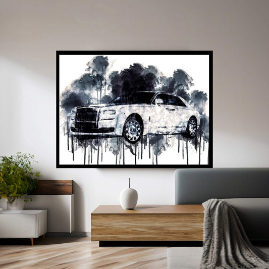 Rolls Royce Ghost Eternal Love 2016 Canvas Wall Art - Y Canvas