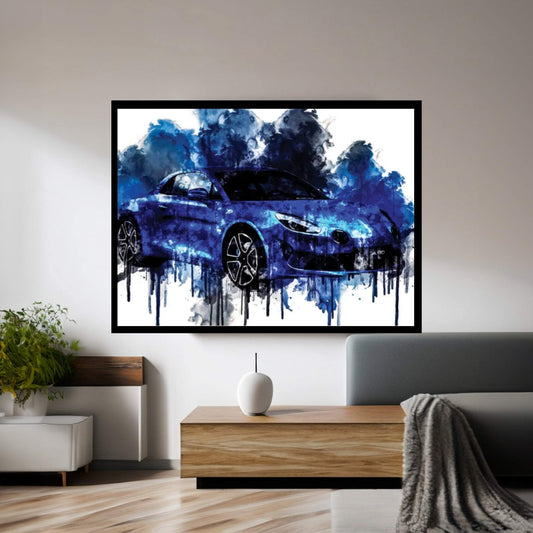 2017 Alpine A110 Premiere Edition Canvas Wall Art - Y Canvas