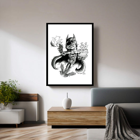 Batman Anniversary Canvas Wall Art - Y Canvas