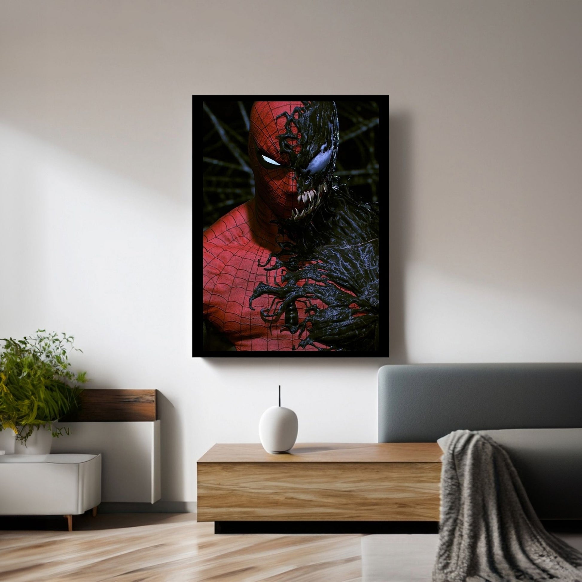 Venom Spiderman Canvas Wall Art - Y Canvas