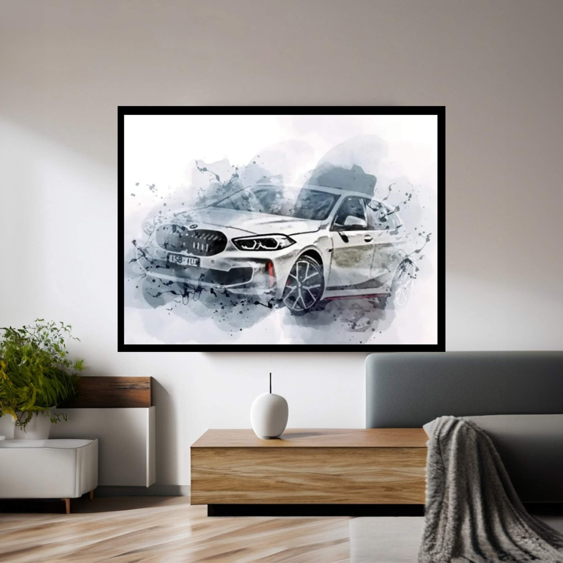 BMW 128Ti Offroad 2022 Cars Au-Spec BMW F40 Canvas Wall Art - Y Canvas