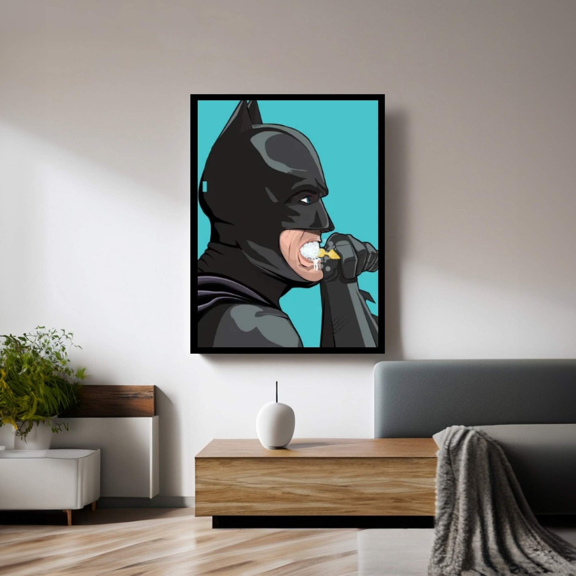 Bat Teeth Canvas Wall Art - Y Canvas