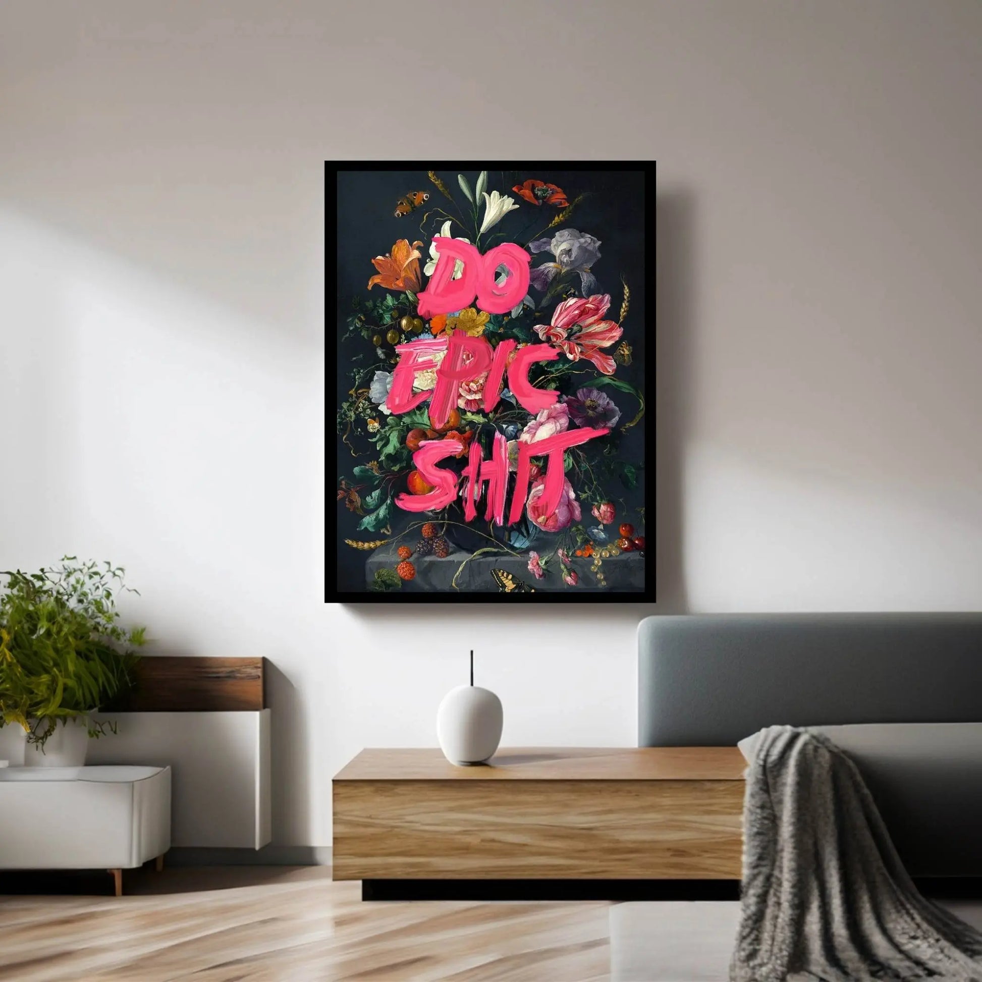 Do Epic Shit Canvas Wall Art - Y Canvas