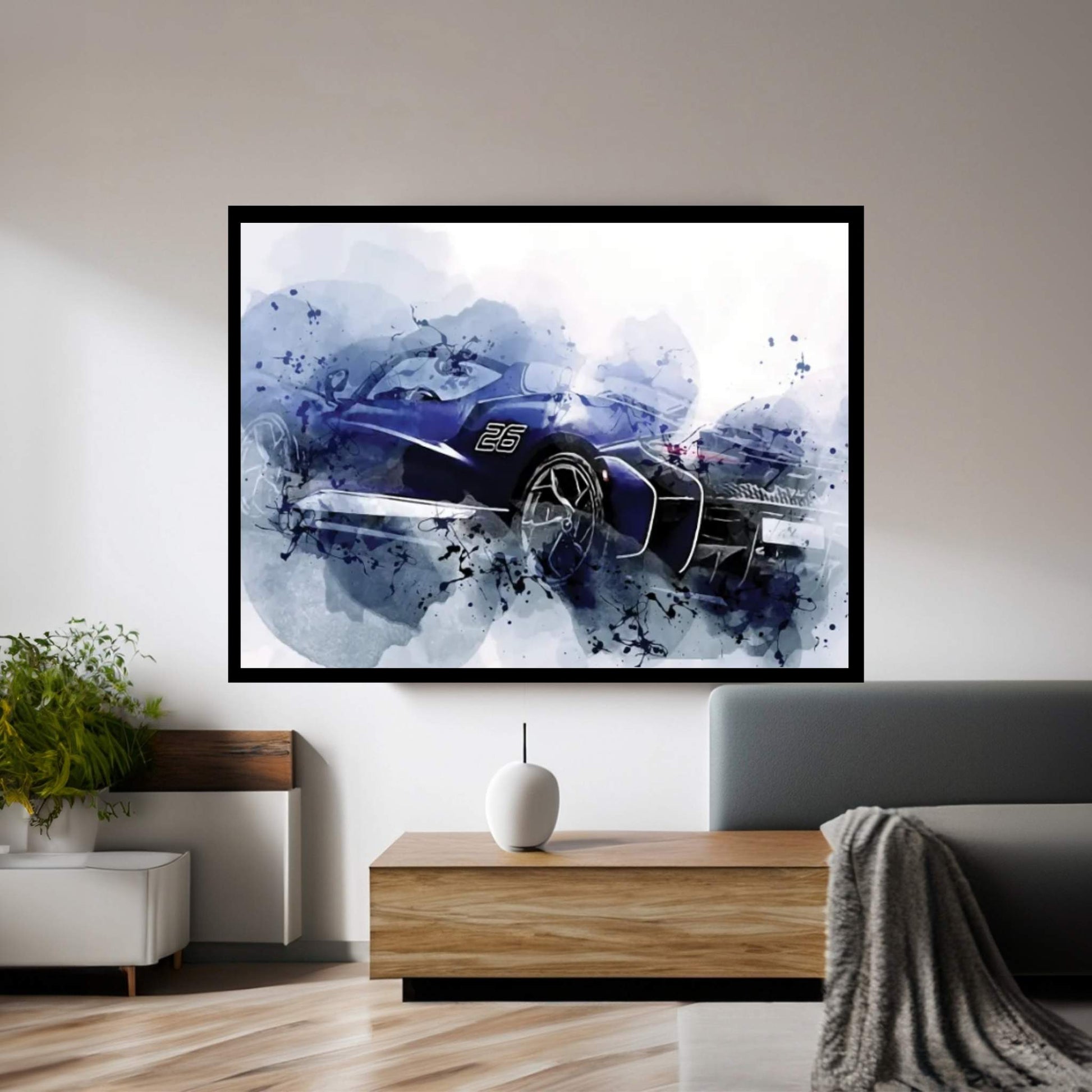 2021 Mclaren Elva 815 HP Exterior Canvas Wall Art - Y Canvas