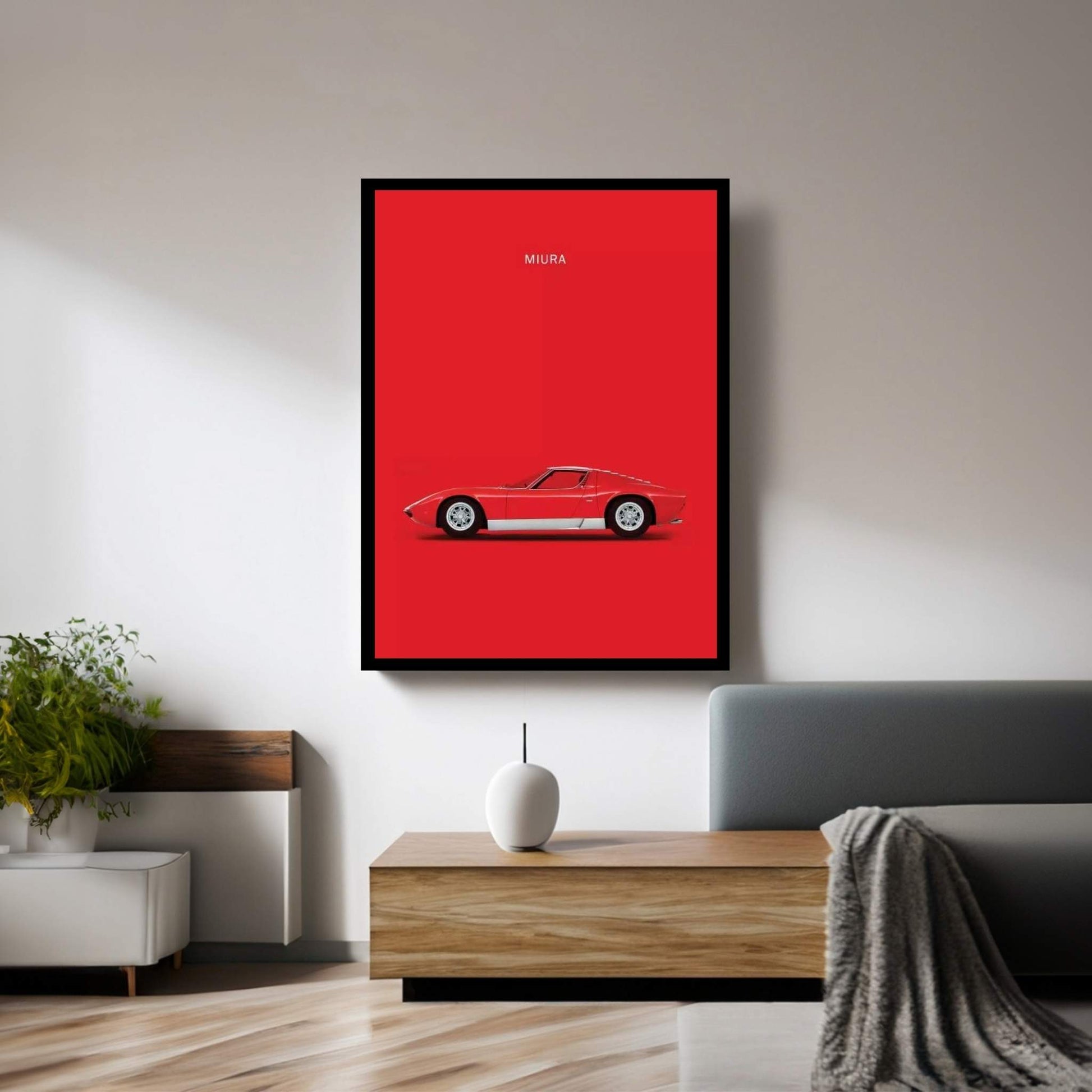 1969 Lamborghini Miura Canvas Wall Art - Y Canvas