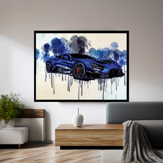 2019 Zenvo TSR-S Hypercar Canvas Wall Art - Y Canvas