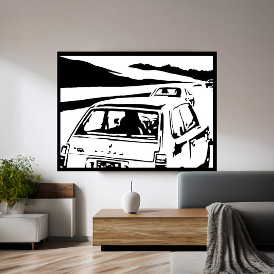 Vintage Cars Canvas Wall Art - Y Canvas