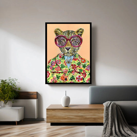 Gucci Leopard Canvas Wall Art - Y Canvas