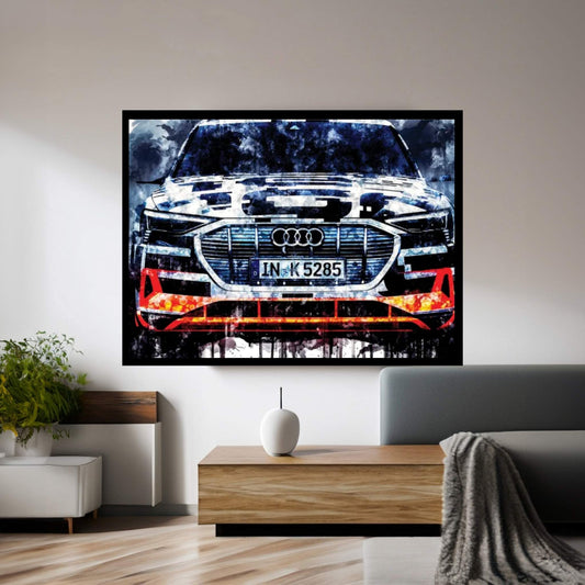 2018 Audi E Tron Prototype Canvas Wall Art - Y Canvas