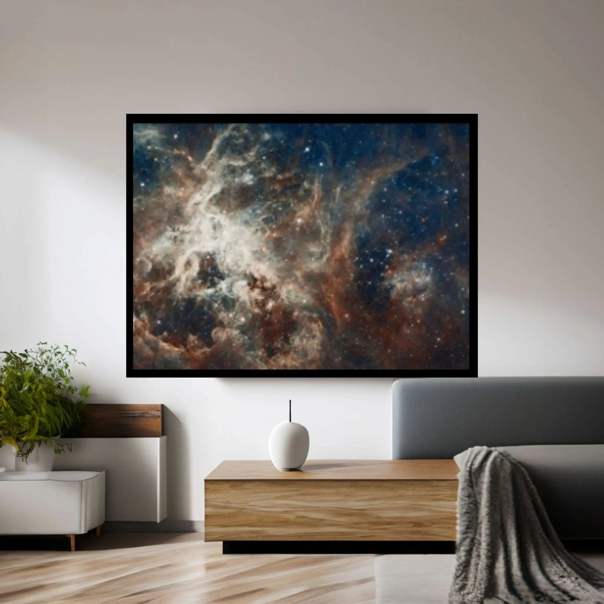 Milky Way Galaxy Canvas Print, Nebula and Starry Space, Sky Wall Art - Y Canvas