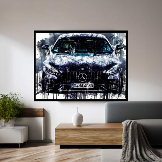 2017 Mercedes AMG GT C Edition L Canvas Wall Art - Y Canvas