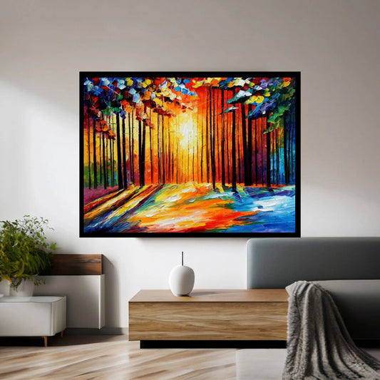 Sun Of January Canvas Wall Art - Y Canvas