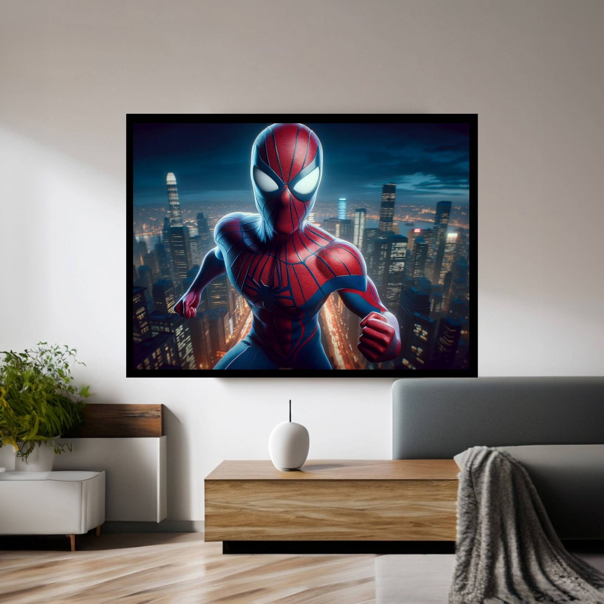 Spiderman Canvas Wall Art - Y Canvas