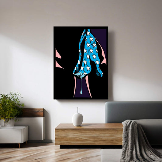 Bodies In The Dark I Canvas Wall Art - Y Canvas