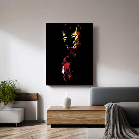 Iron In The Shadows Canvas Wall Art - Y Canvas