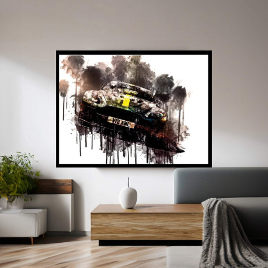 2017 Aston Martin Vantage AMR Canvas Wall Art - Y Canvas