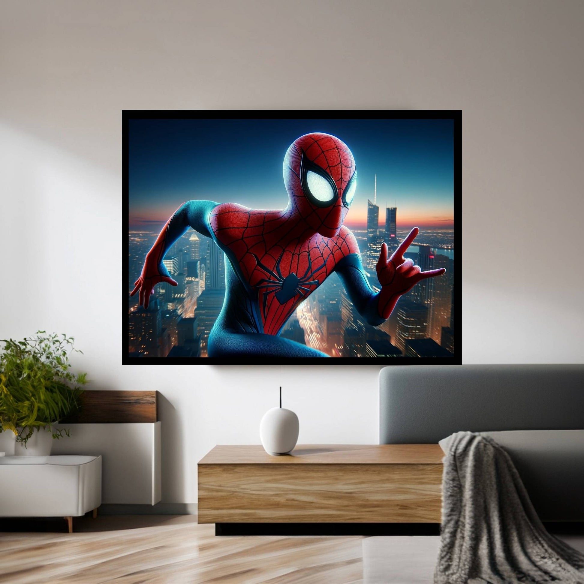 Spiderman Canvas Wall Art - Y Canvas