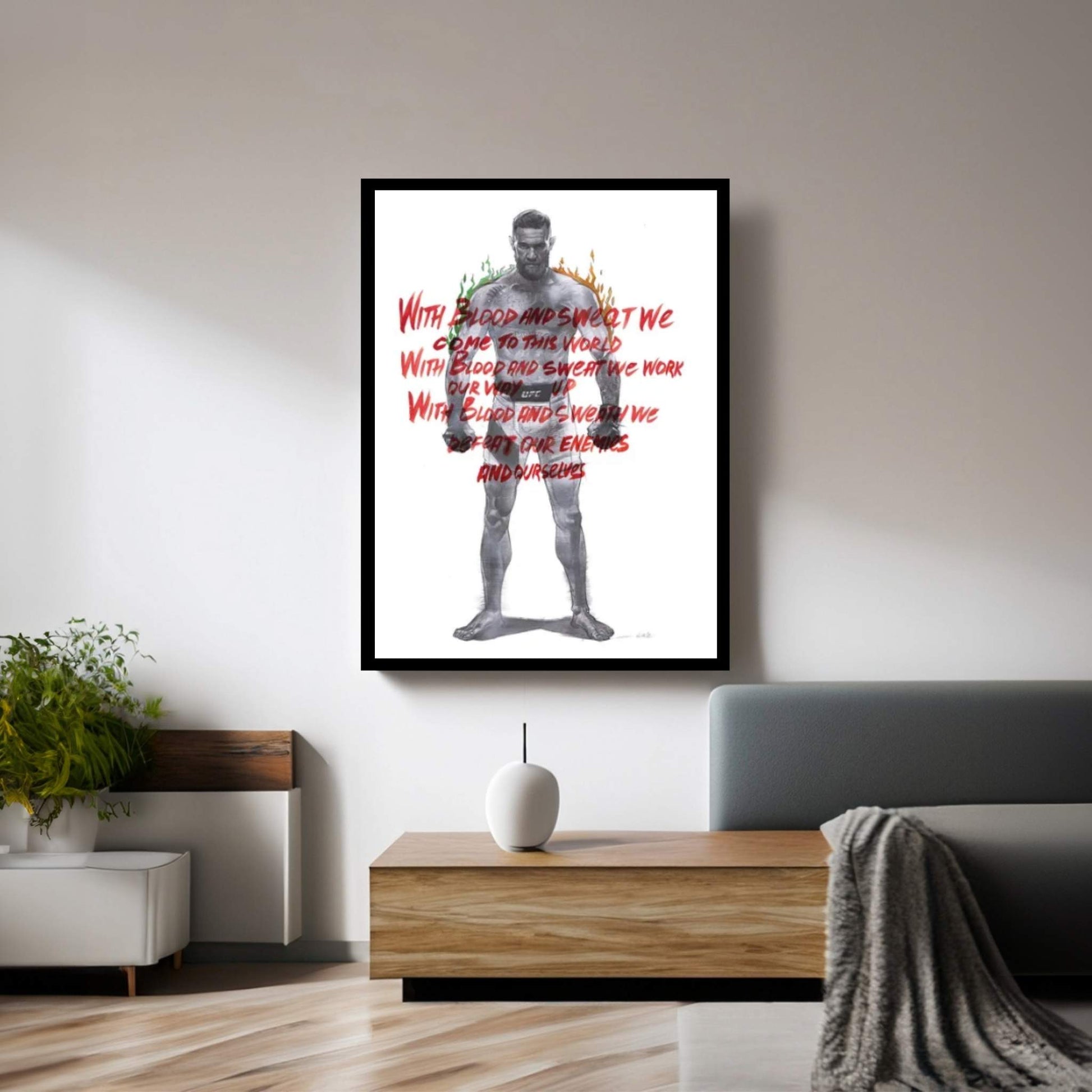 Warrior Of His Country Canvas Wall Art - Y Canvas