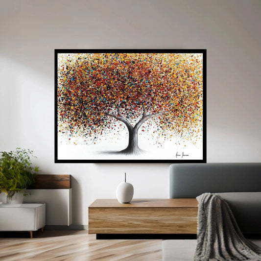 Rainbow Soul Tree Canvas Wall Art - Y Canvas