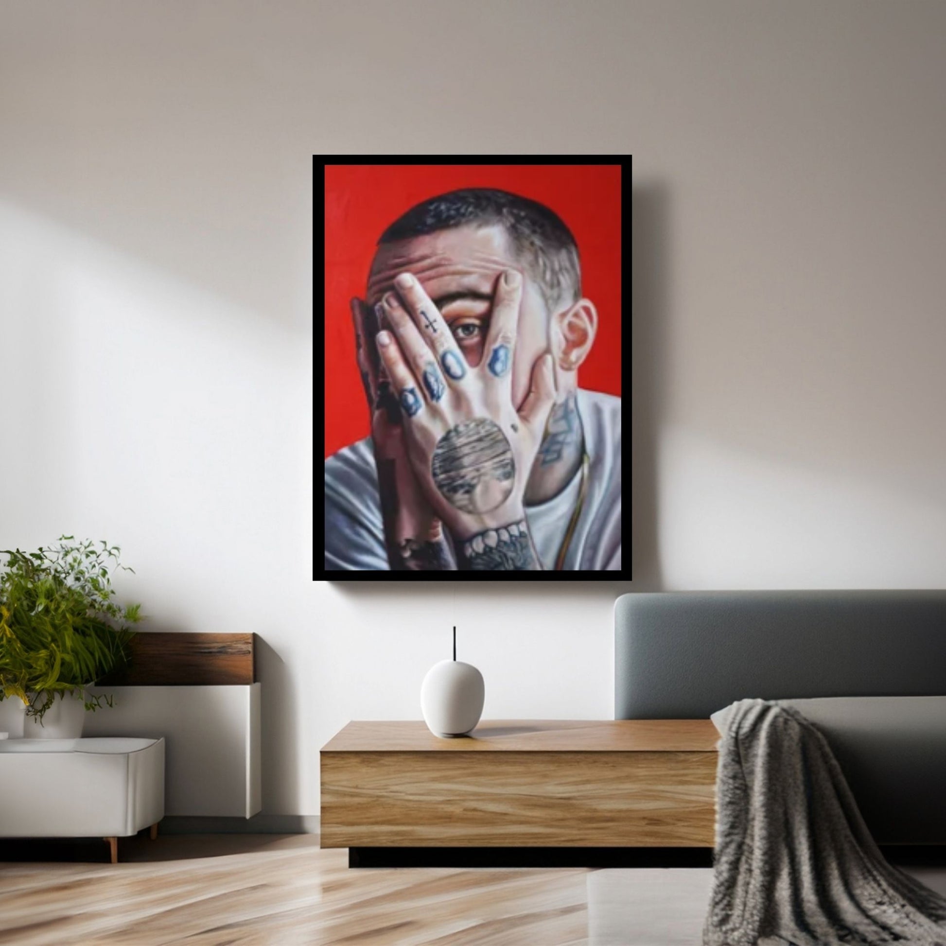 Mac Miller Malcolm James McCormick Rapper Canvas Wall Art Poster Print Wall Decor, Mac Miller Canvas - Y Canvas