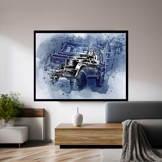 Brabus 800 Adventure XLP Superblack 2022 Canvas Wall Art - Y Canvas