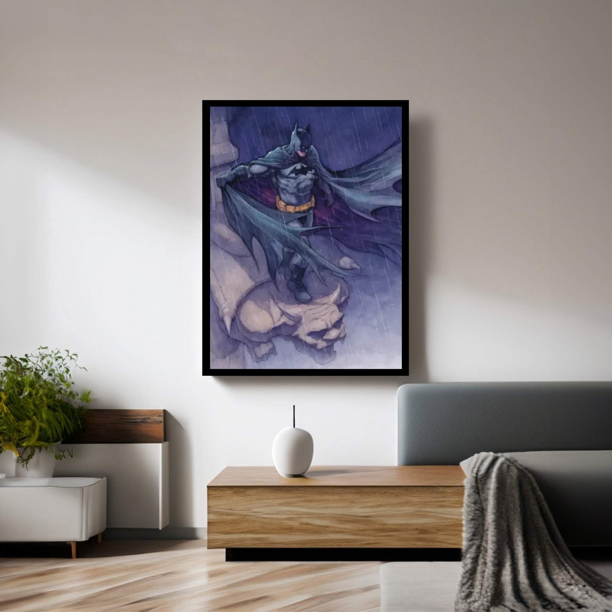 Dark Knight Canvas Wall Art - Y Canvas