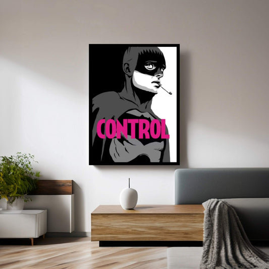 BatControl - The B&W Edit Canvas Wall Art - Y Canvas