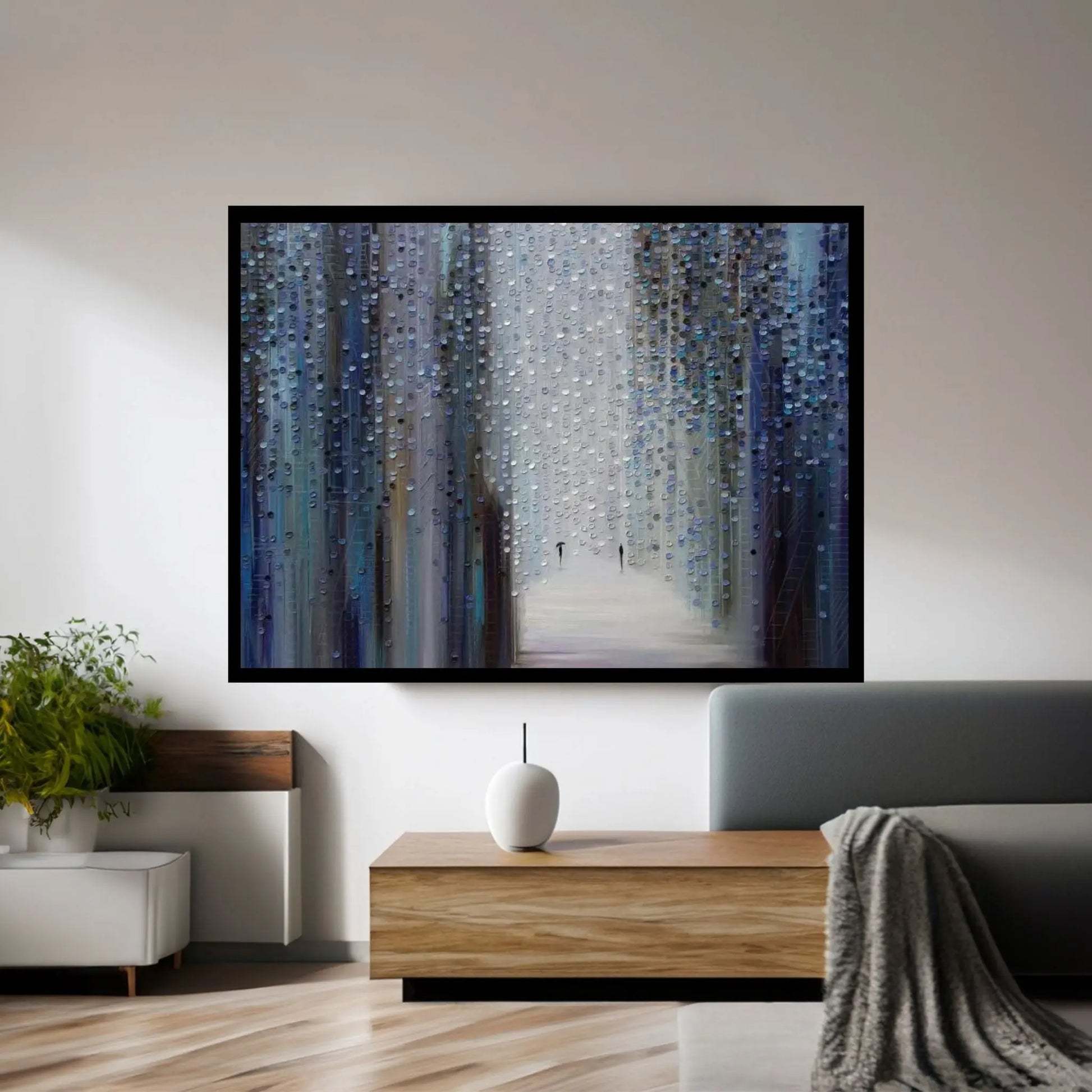 Touch of the Rain Canvas Wall Art - Y Canvas