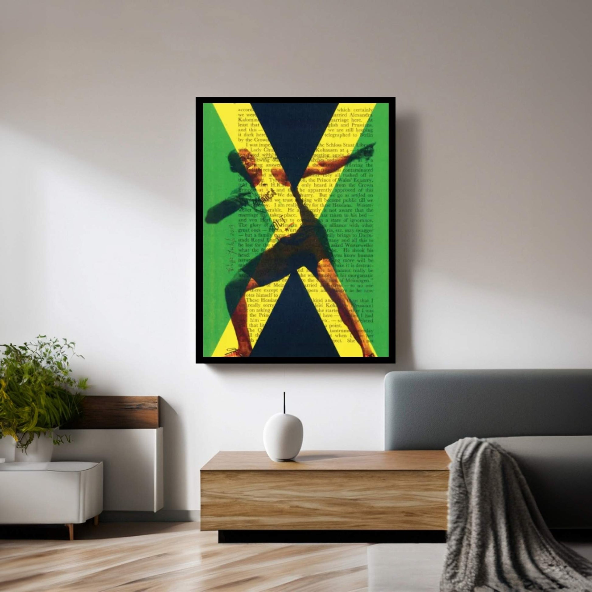 Usain Bolt Canvas Wall Art - Y Canvas