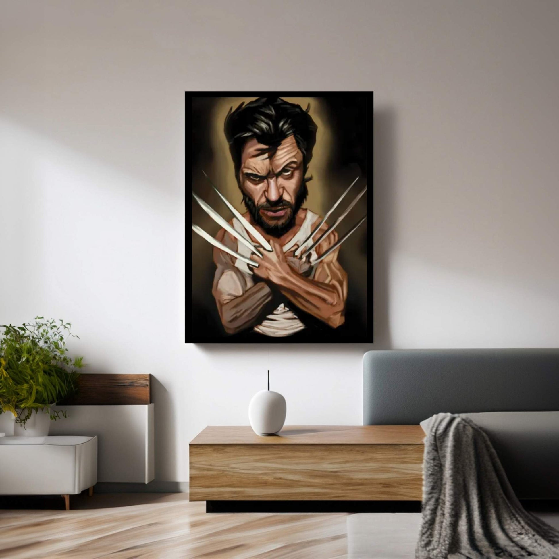 Wolverine Canvas Wall Art - Y Canvas