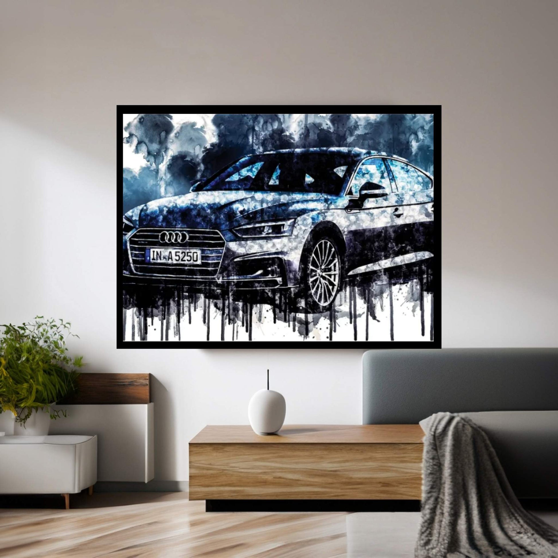 2018 Audi A5 Sportback Canvas Wall Art - Y Canvas