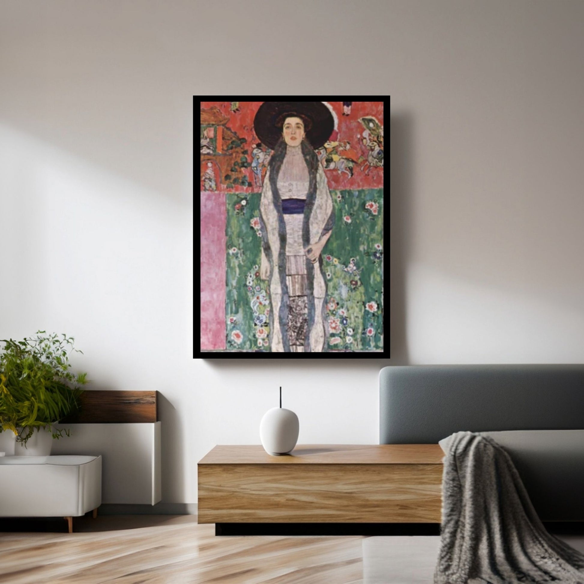 GUSTAV KLIMT Adele Bloch-Bauer II Painting Poster Print, Retro Wall Art Premium Exhibition,Wall Tapestry - Y Canvas