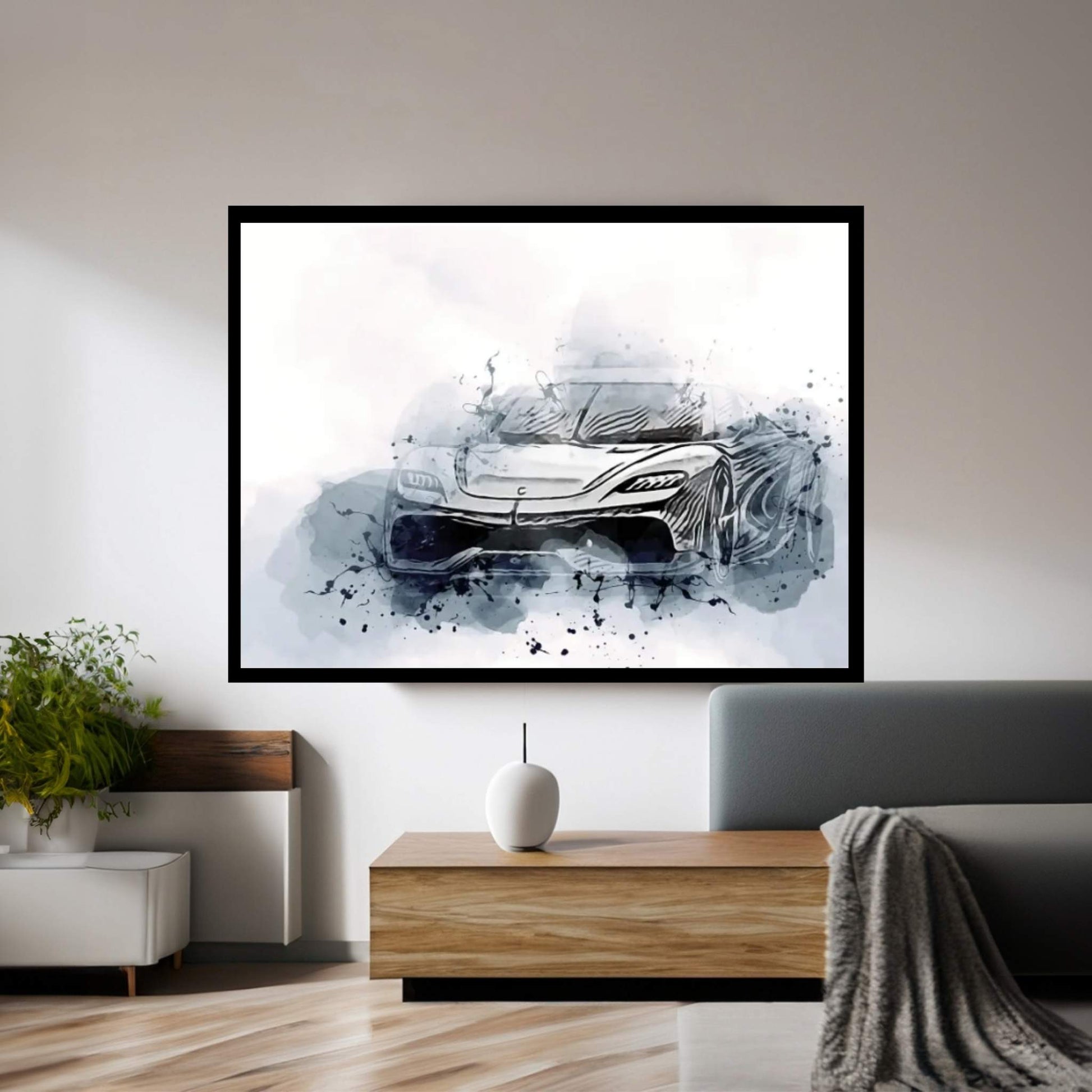 Koenigsegg Gemera Canvas Wall Art - Y Canvas