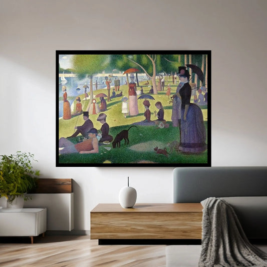 Sunday Afternoon on the Island of La Grande Jatte Canvas Wall Art - Y Canvas