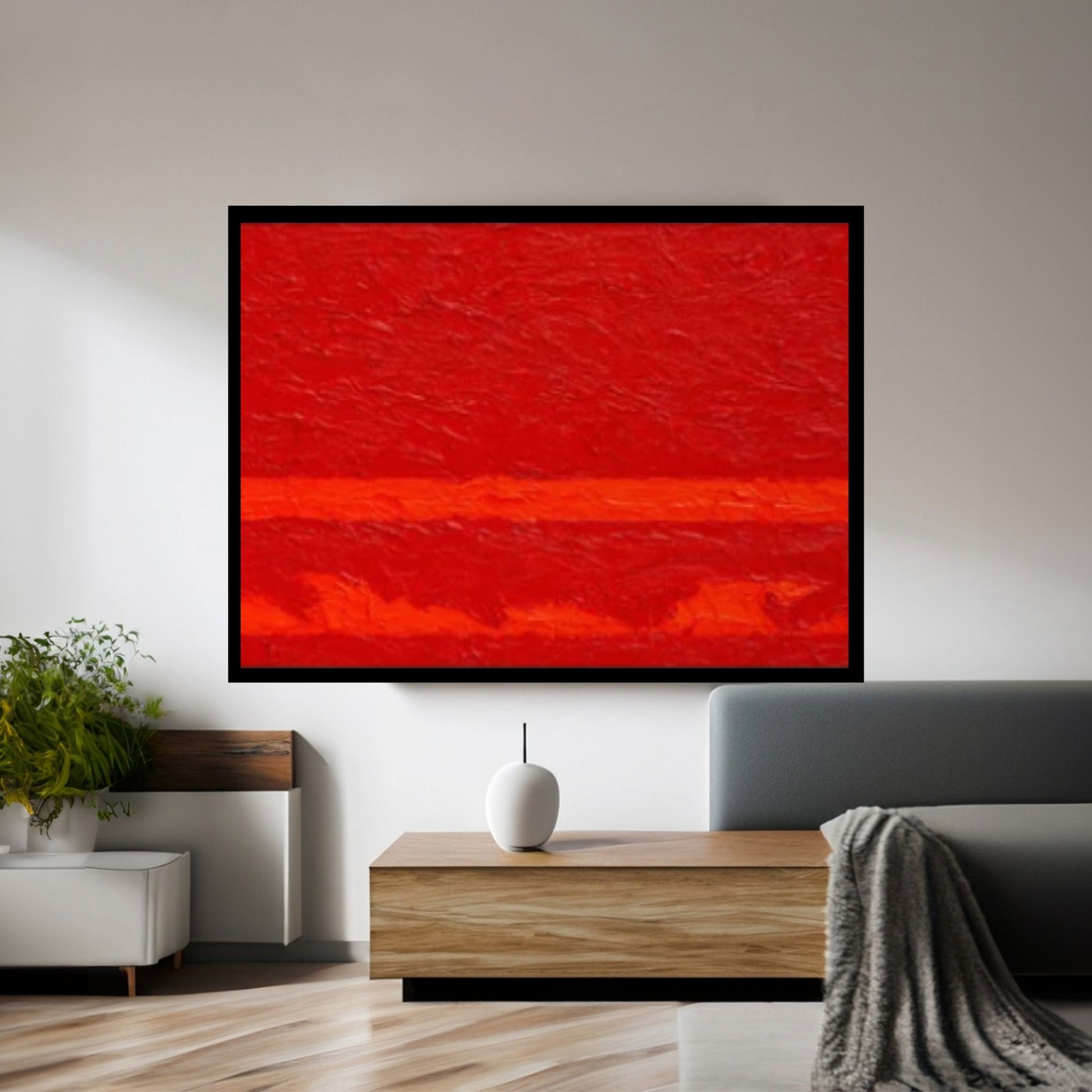 Mark Rothko Exhibition Canvas Wall Art Poster, Minimalist Decor - Y Canvas