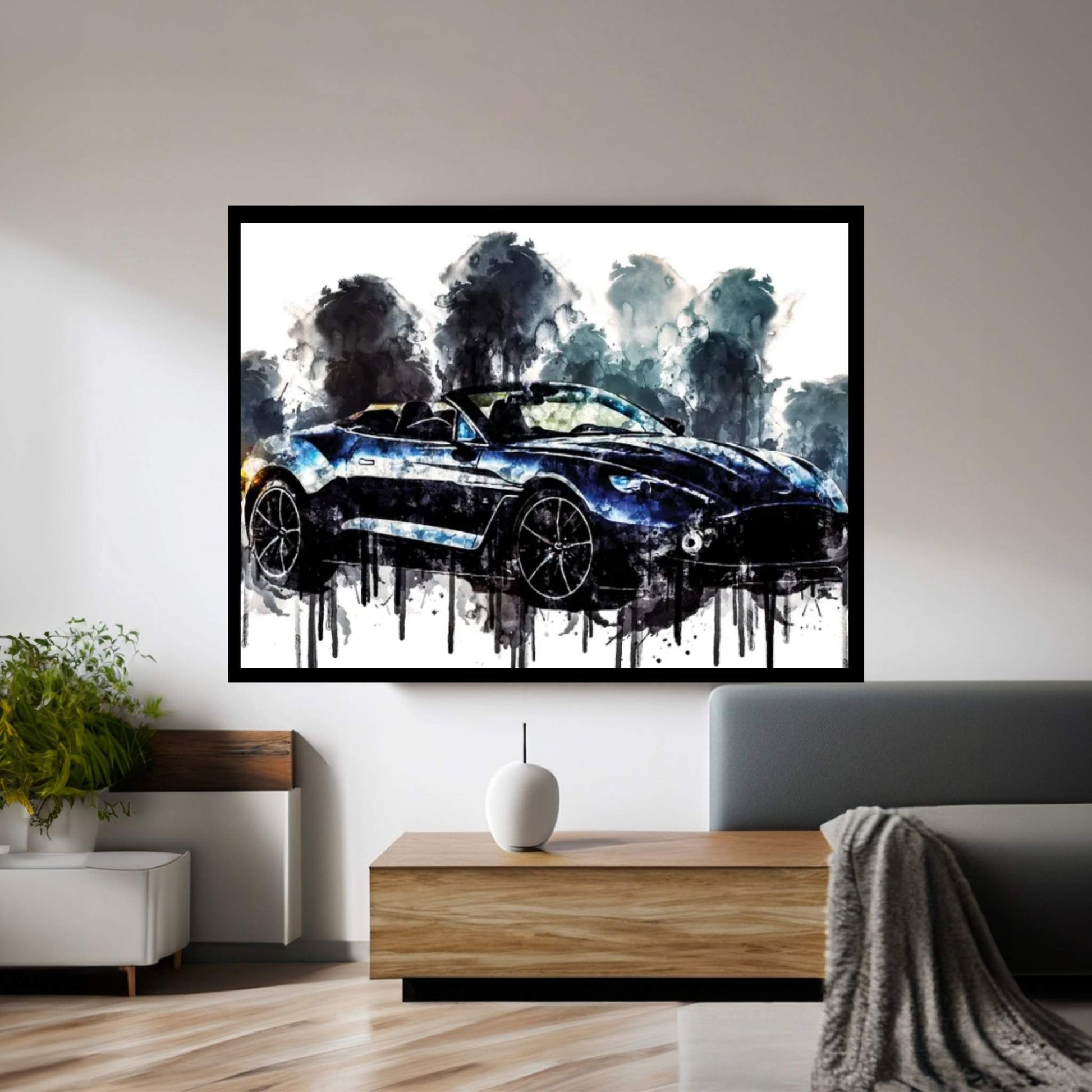 Car 2017 Aston Martin Vanquish Zagato Volante Canvas Wall Art - Y Canvas