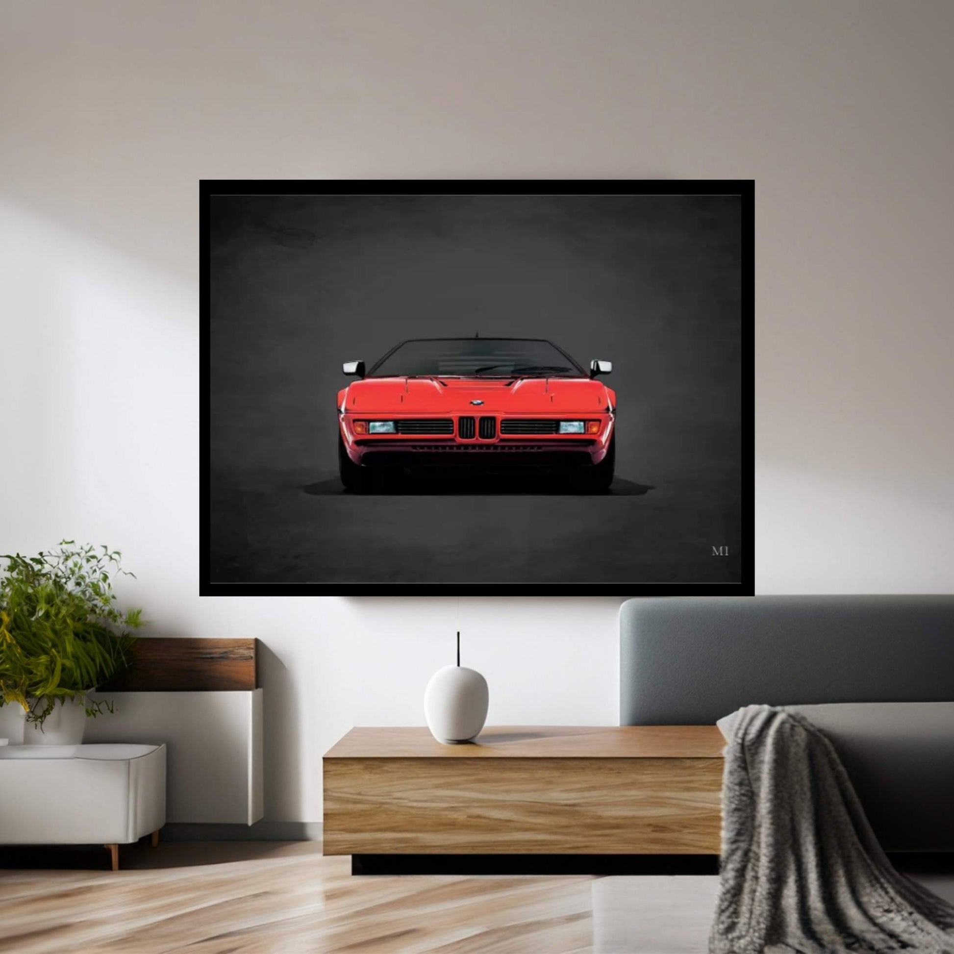 1979 BMW M1 Canvas Wall Art - Y Canvas