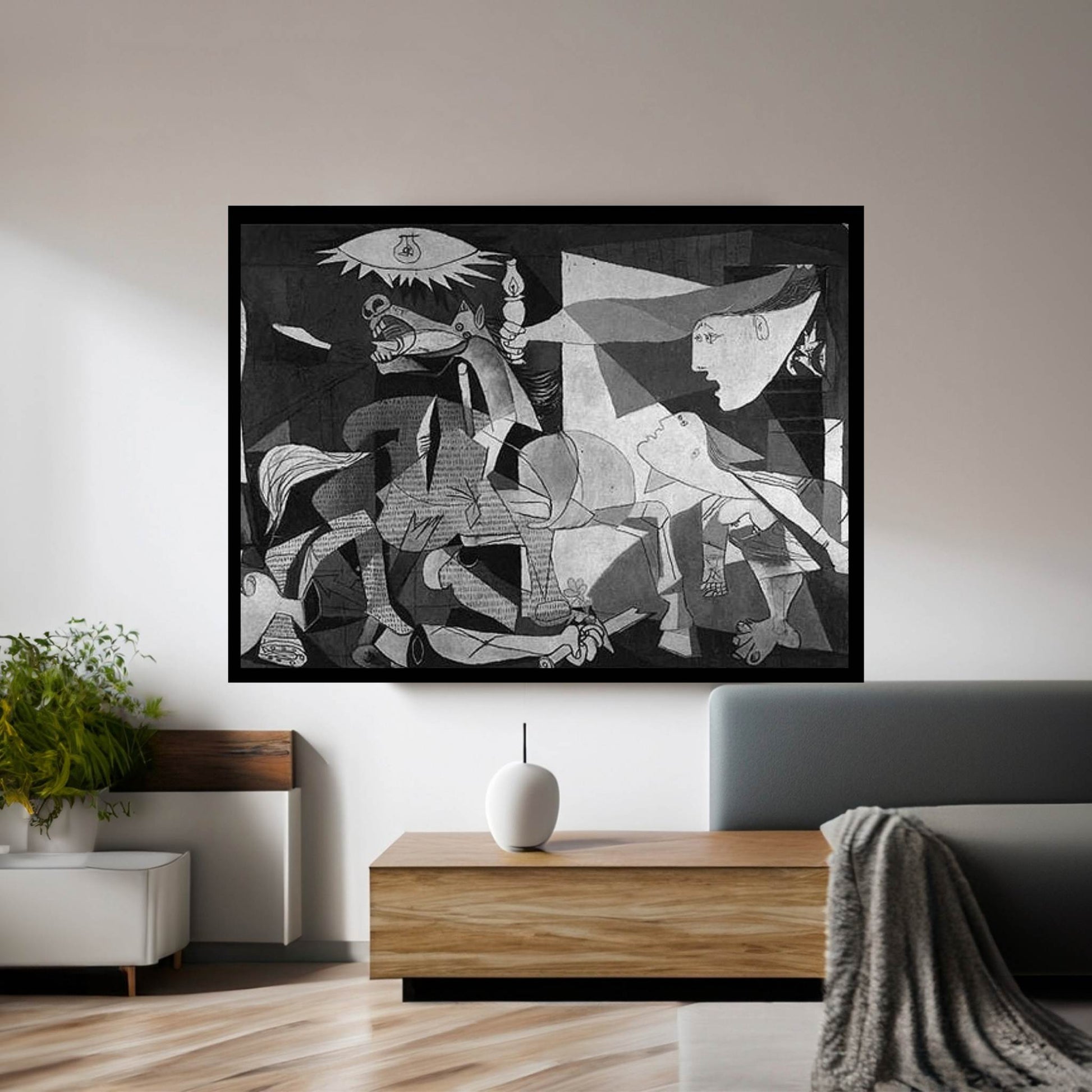 Guernica Canvas Wall Art - Y Canvas