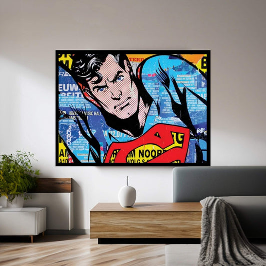 Superman Canvas Wall Art - Y Canvas