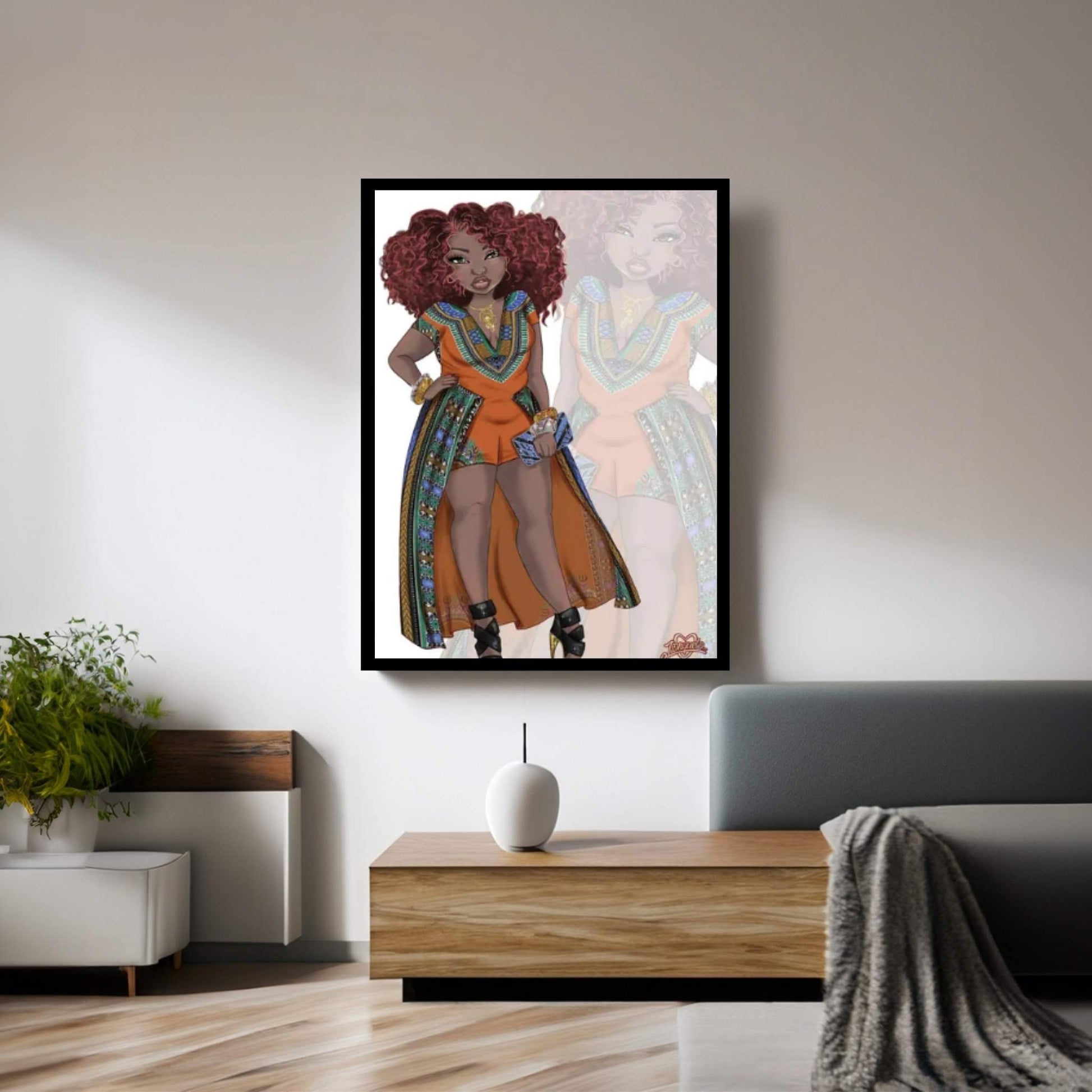 Wakanda Fashion I Canvas Wall Art - Y Canvas