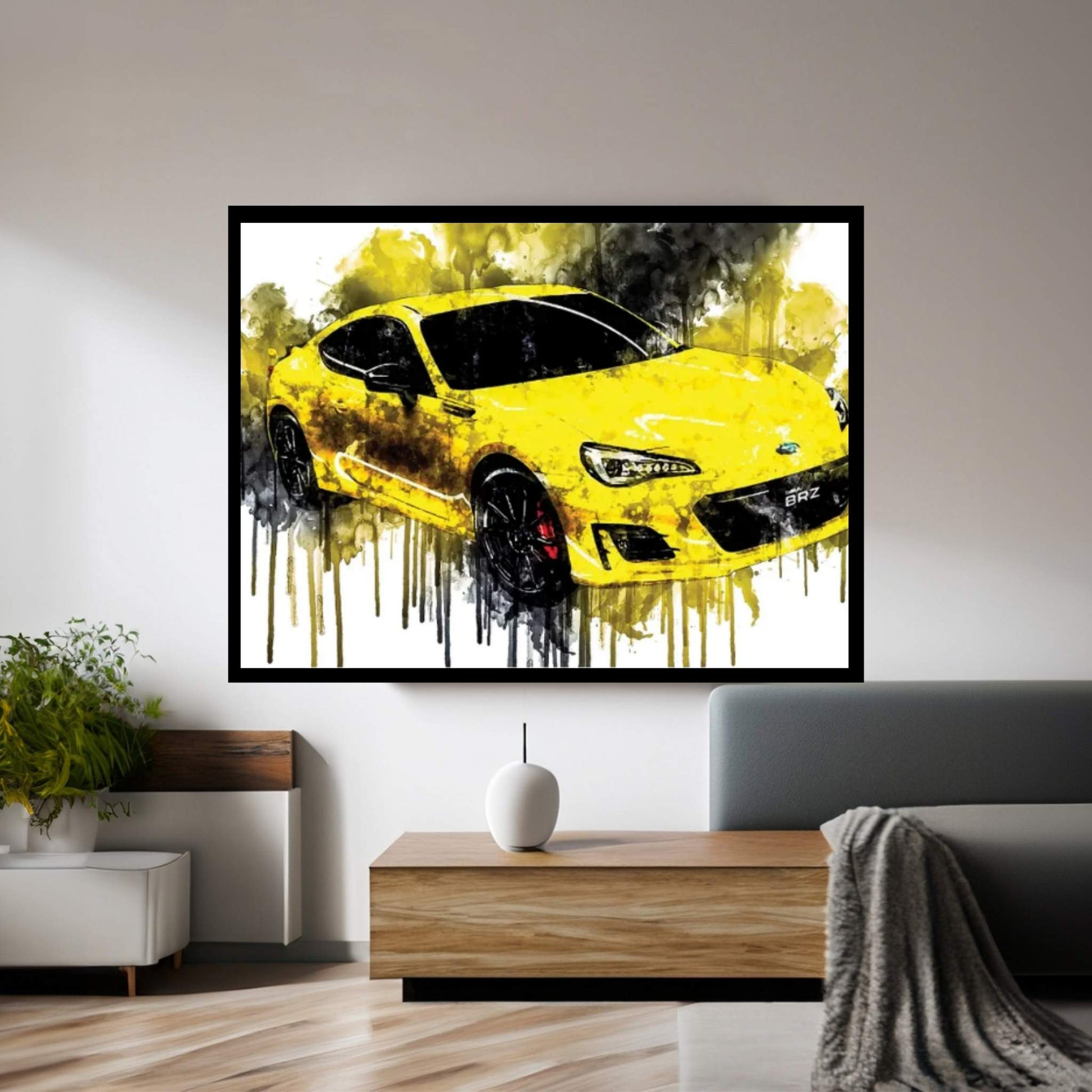 2017 Subaru BRZ Canvas Wall Art - Y Canvas