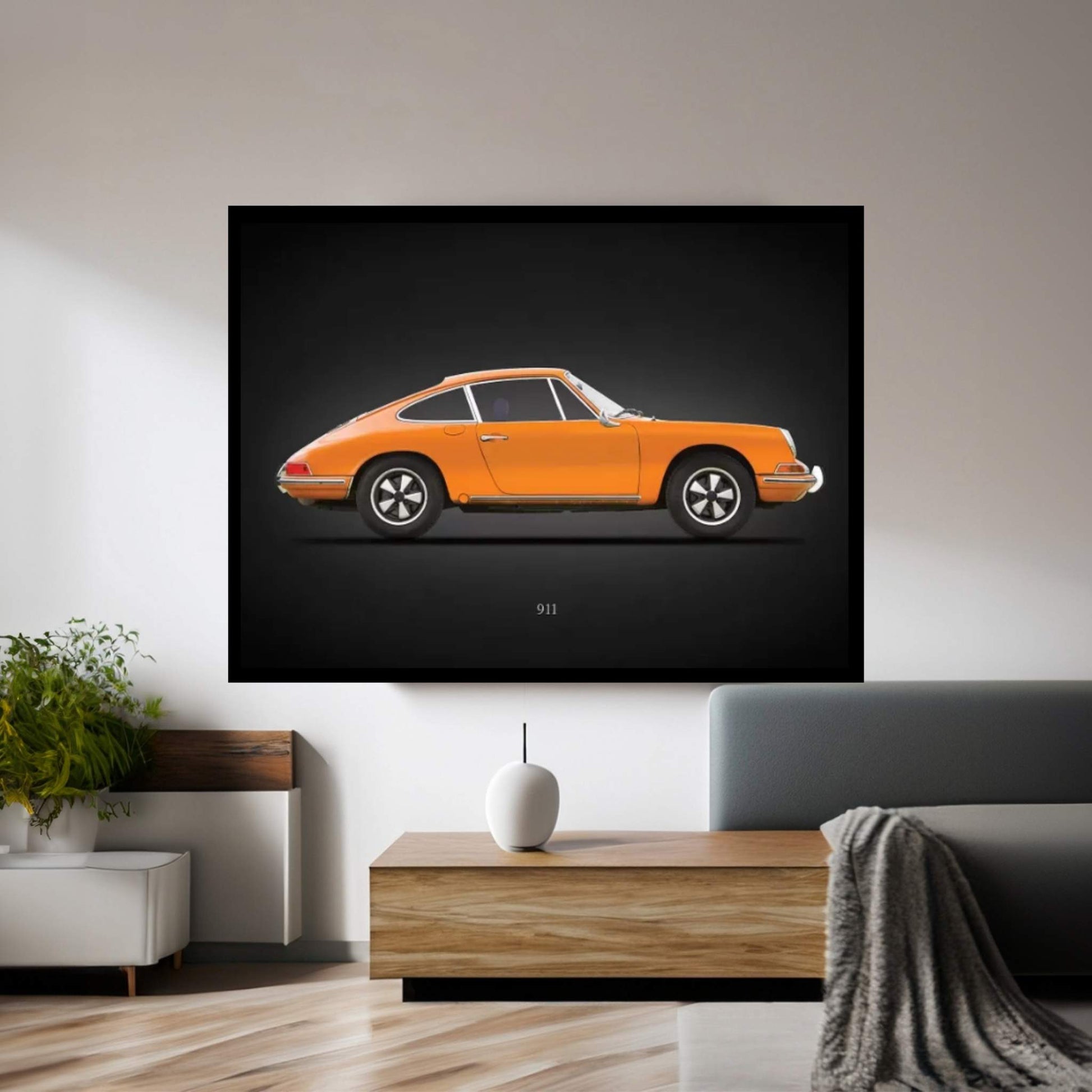 Porsche 911 1968 Canvas Wall Art - Y Canvas