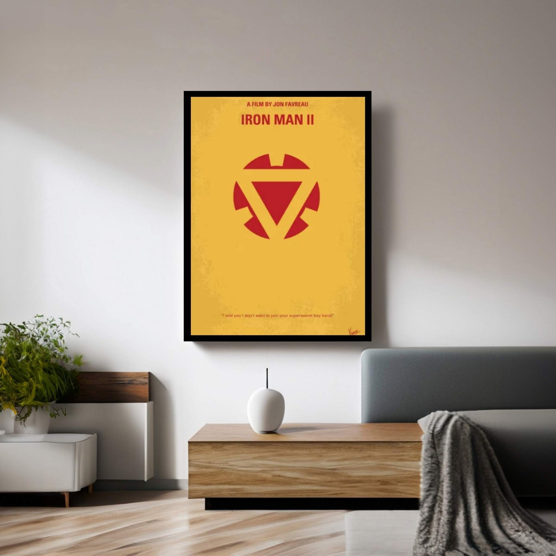 Iron Man 2 Poster Canvas Wall Art - Y Canvas