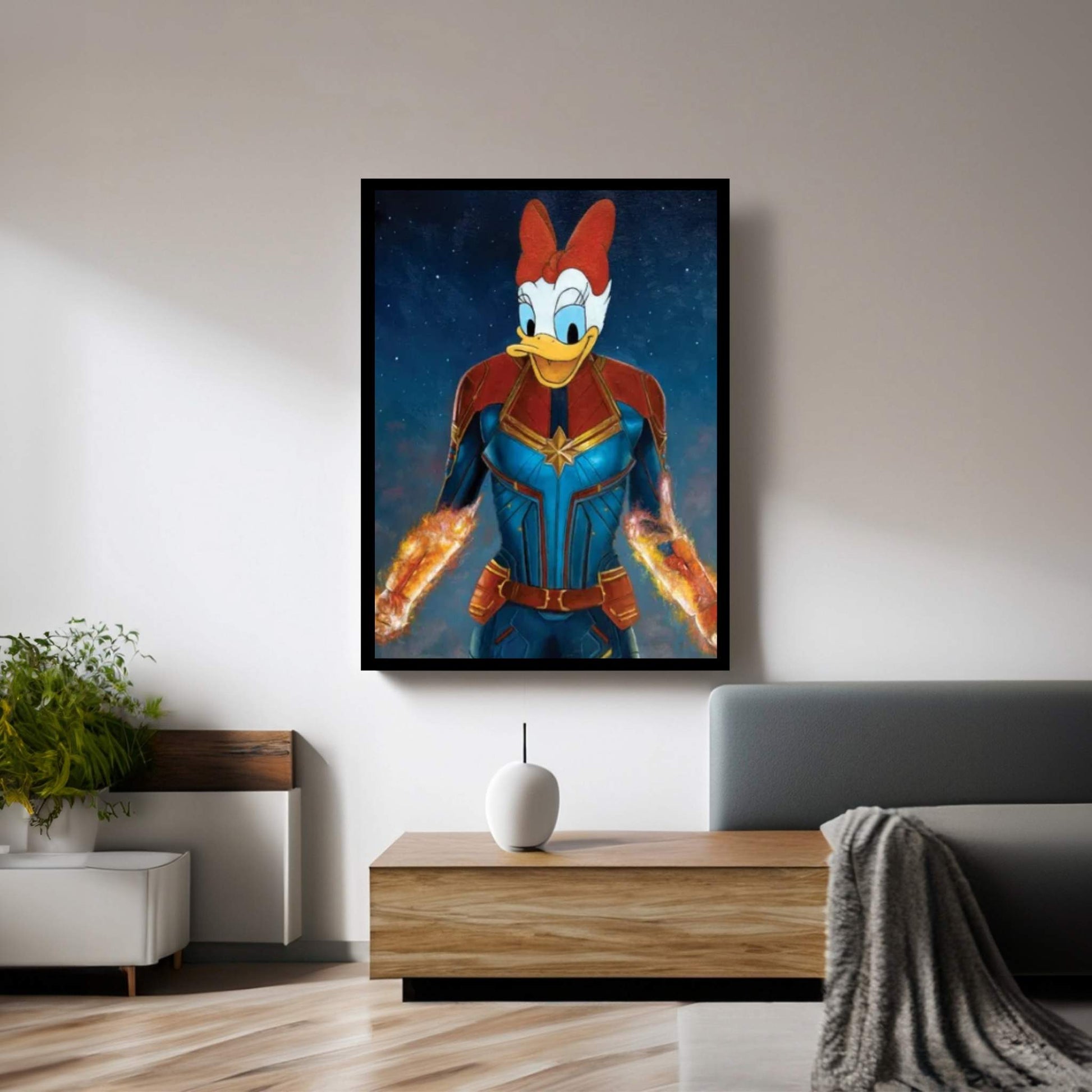 Captain Daisy Canvas Wall Art - Y Canvas