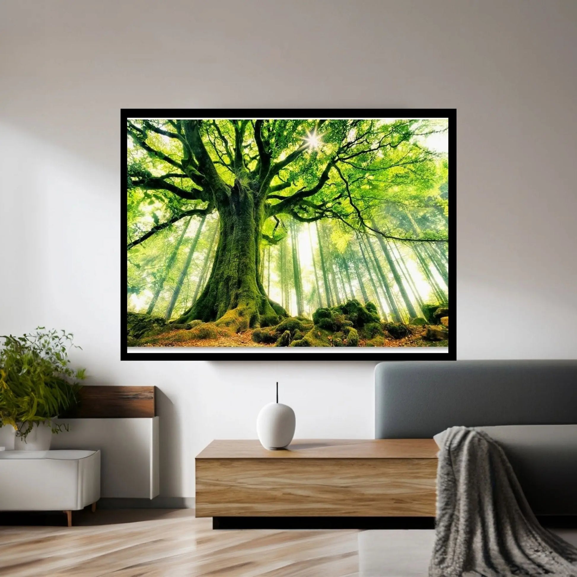 Ponthus' Beech Canvas Wall Art - Y Canvas