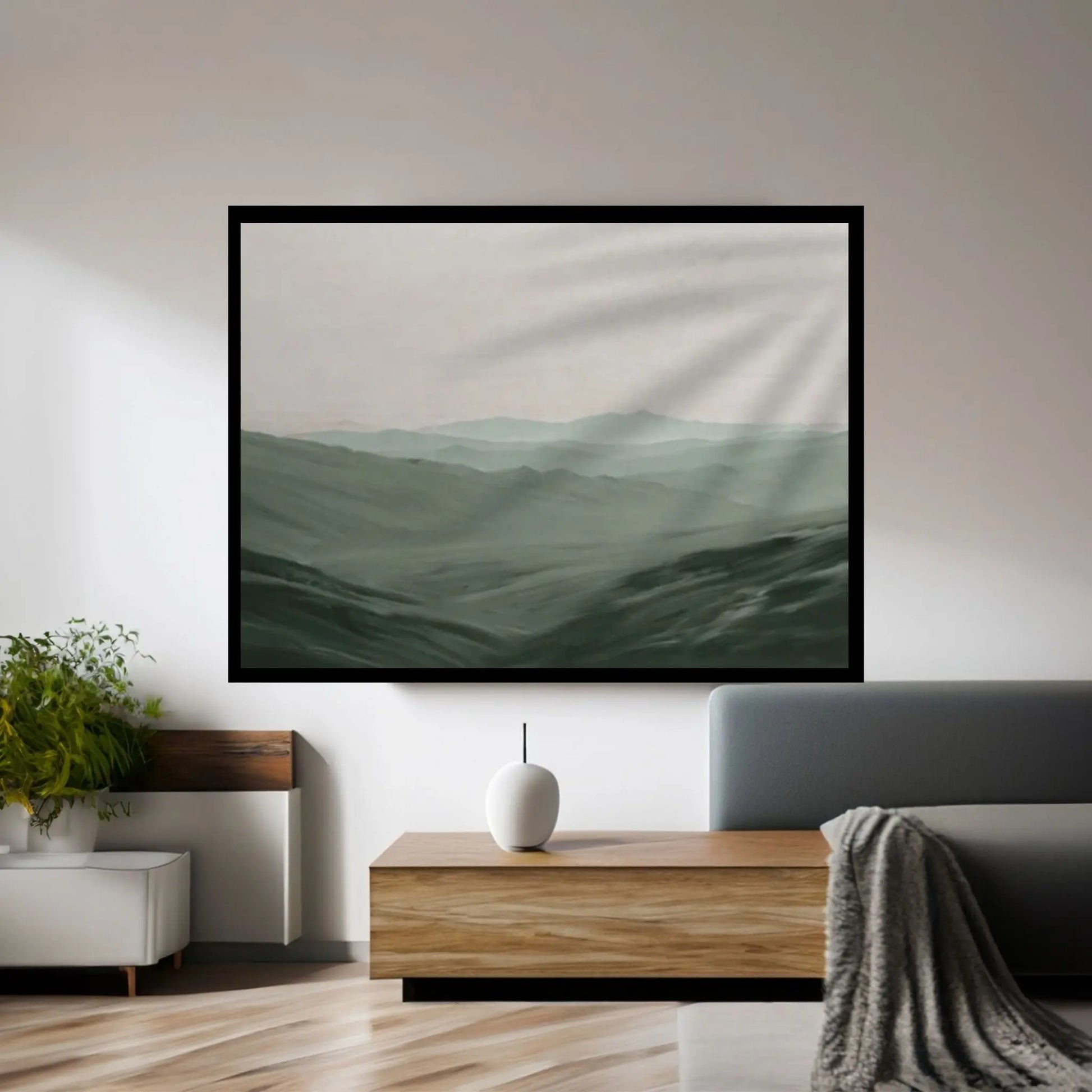 Landscape Canvas Wall Art, Nature Framed Large Gallery Art - Y Canvas