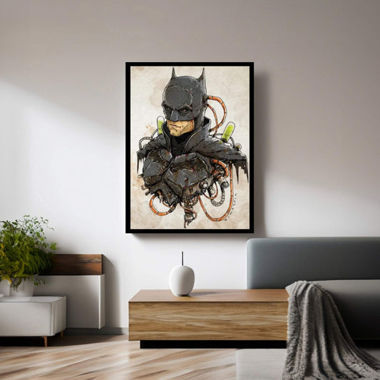 Rusty Batman Canvas Wall Art - Y Canvas