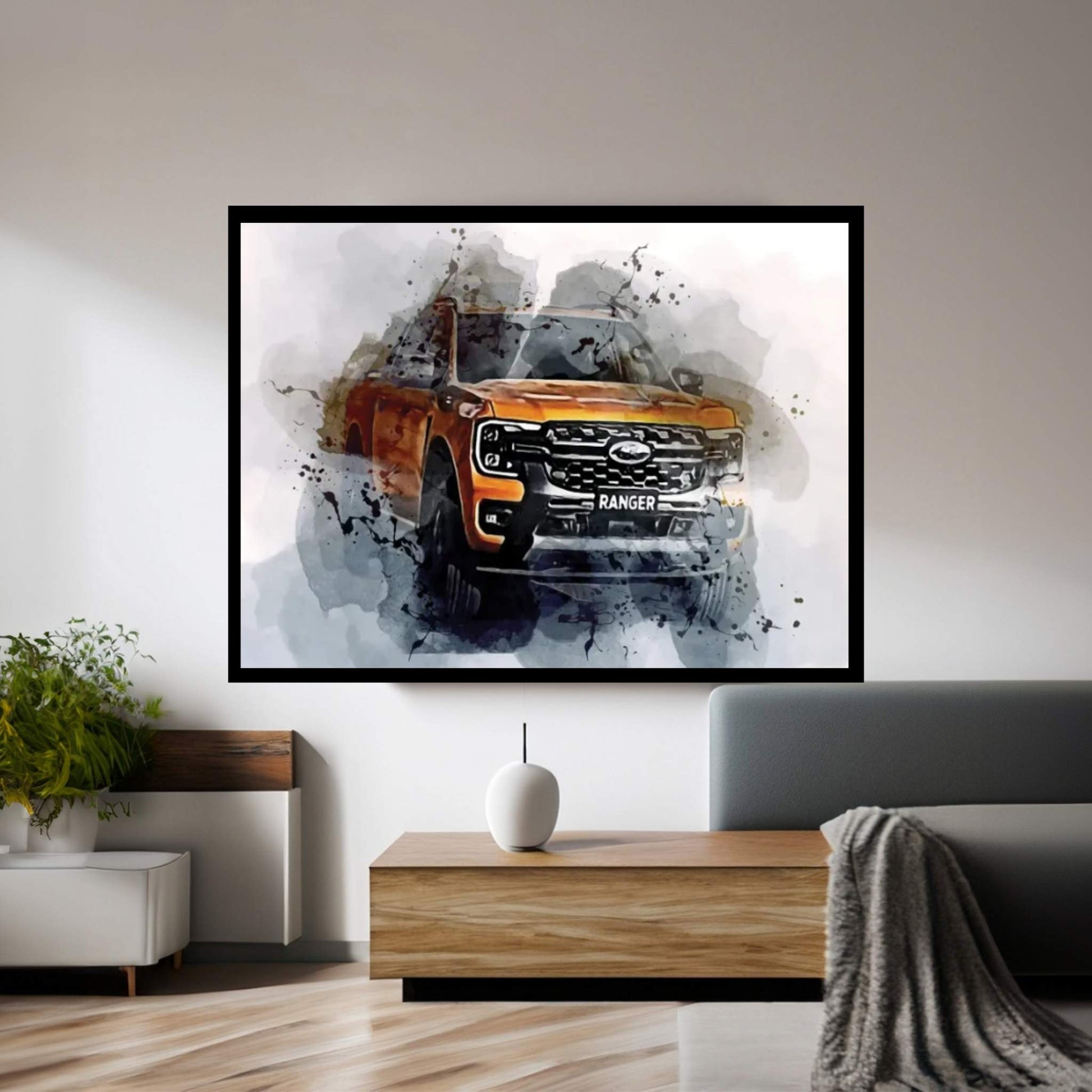 2023 Ford Ranger Wildtrak Exterior Canvas Wall Art - Y Canvas