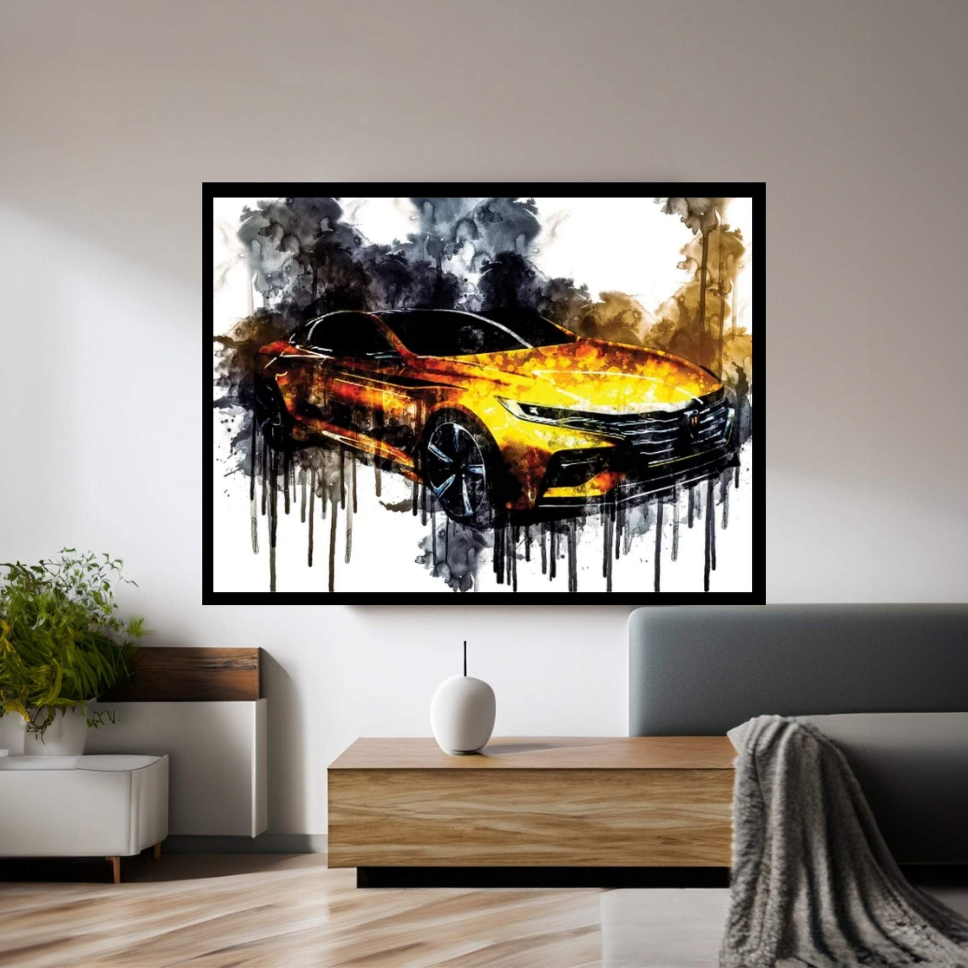 Roewe Vision R Concept 2016 Canvas Wall Art - Y Canvas